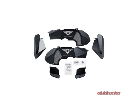 Combat Off Road Aluminum Inner Fender Liners Front Pair Jeep Gladiator 2020-2023 - 35-1066
